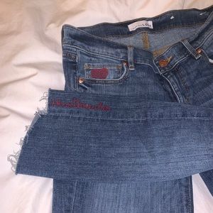 LOFT Heartbreaker Blue Jeans size 27